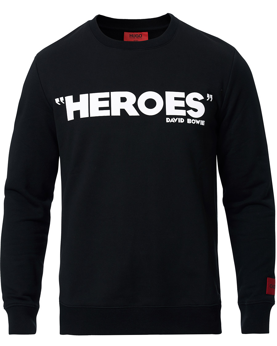Herre | Trøjer | HUGO | Deroes Printed Sweatshirt Black