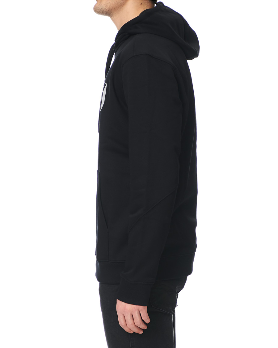 Herre | Trøjer | HUGO | Dazarus Reflex Print Relaxed Fit Hoodie Black