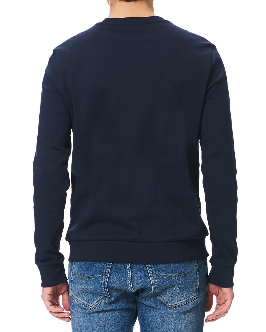 Herre | Trøjer | HUGO | Dicago Crew Neck Logo Sweatshirt Dark Blue