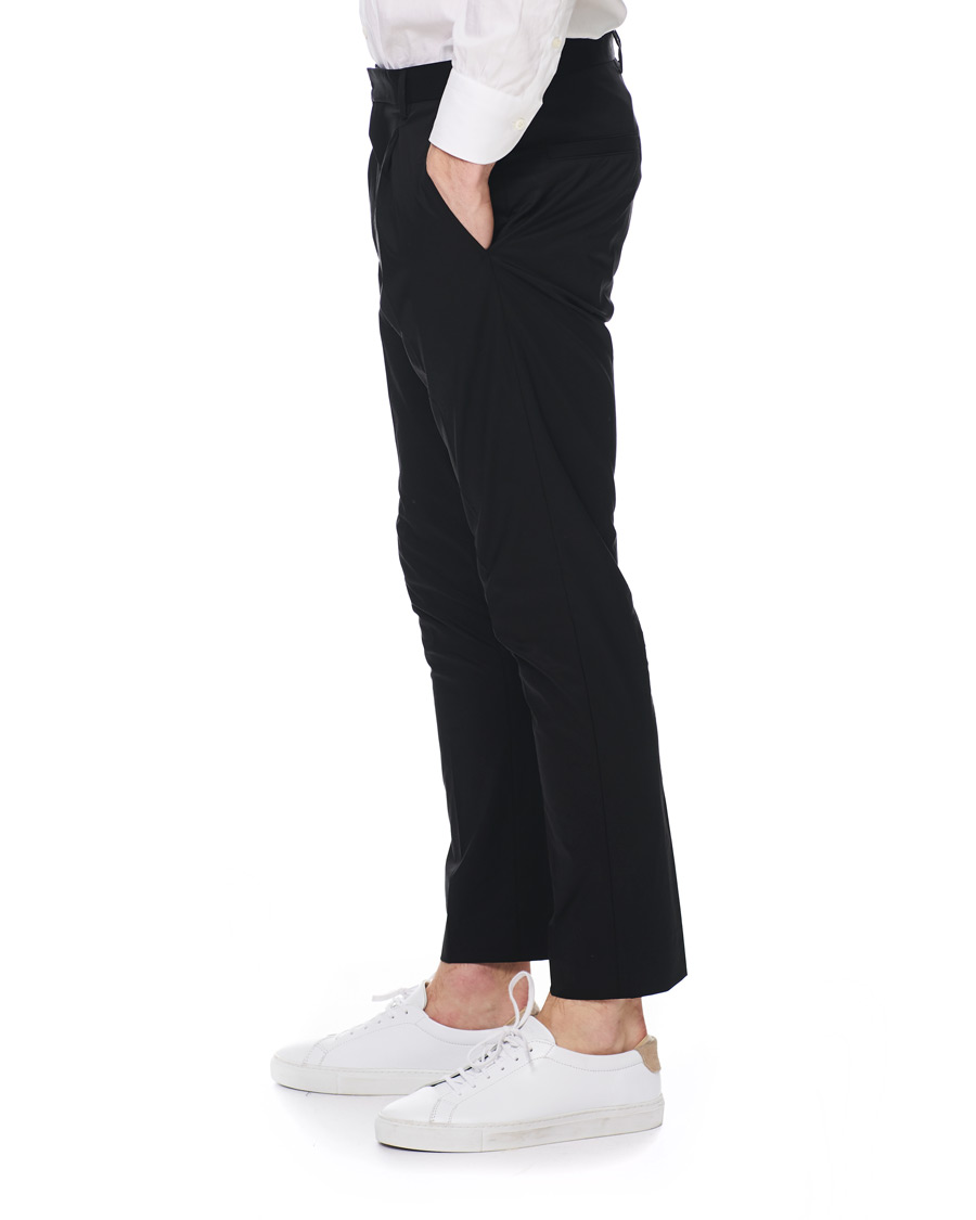 Herre | Bukser | HUGO | Gadu Pleated Stretch Pants Black