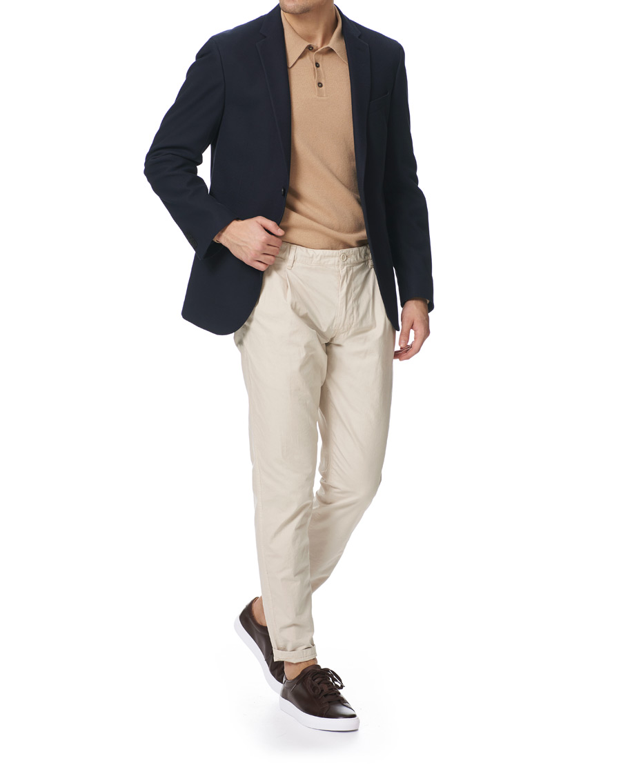 Herre | Blazere & jakker | BOSS BLACK | BOSS Norwin Structured Knitted Blazer Navy