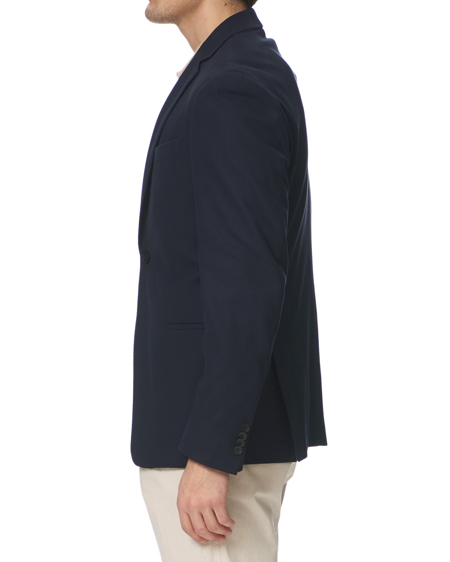 Herre | Blazere & jakker | BOSS BLACK | BOSS Norwin Structured Knitted Blazer Navy