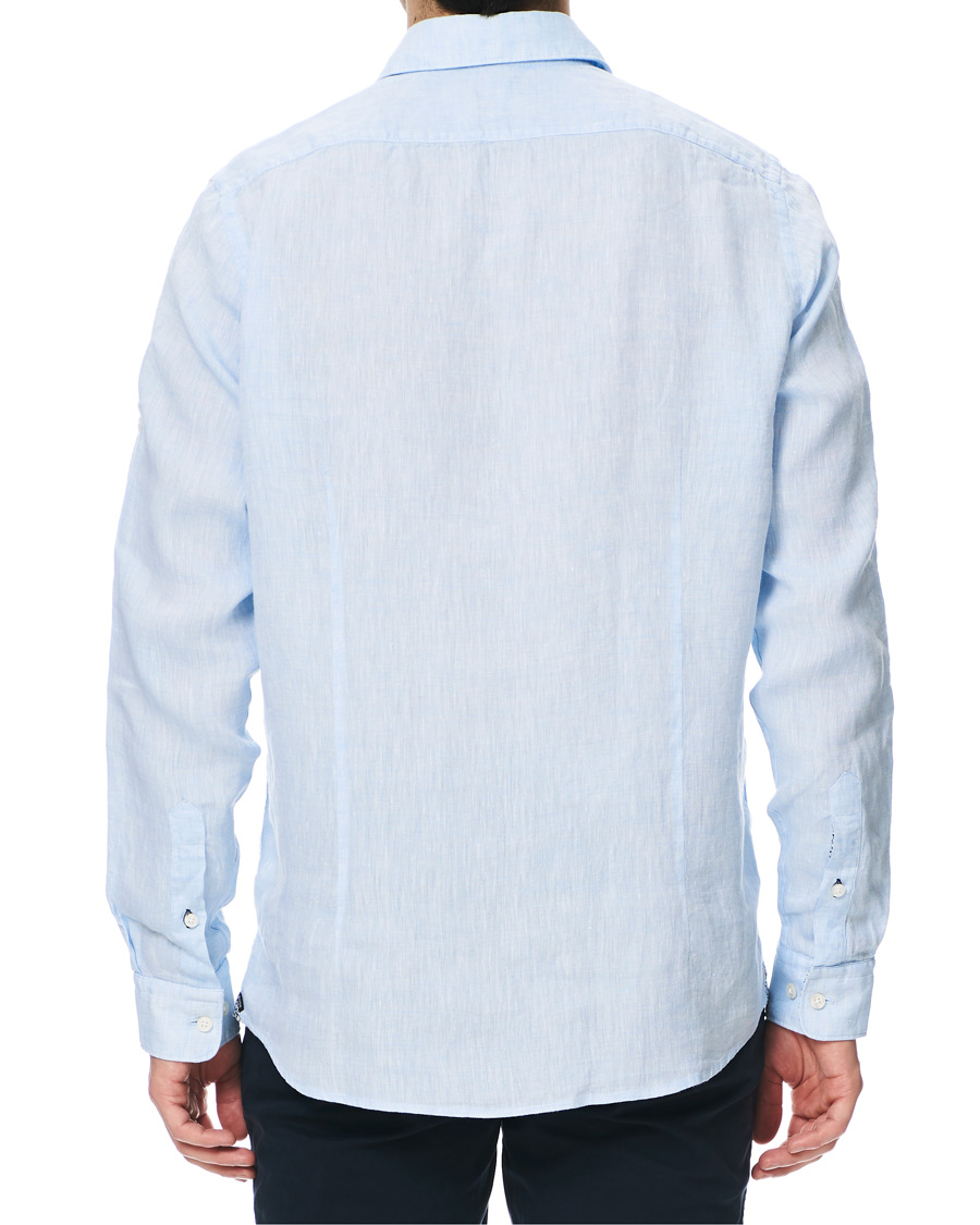 Herre | Skjorter | BOSS BLACK | BOSS Lukas Linen Shirt Light Blue