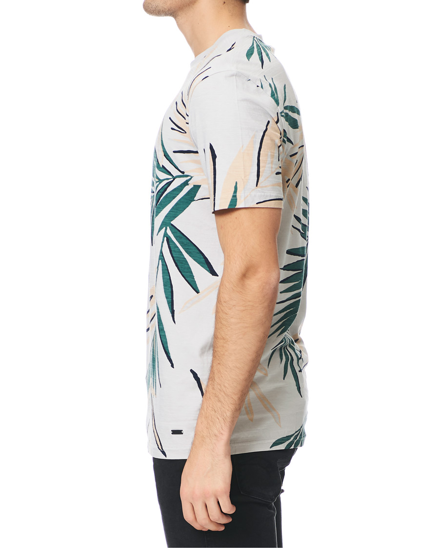 Herre | T-Shirts | BOSS ORANGE | BOSS Casual Teleaf Printed Tee Grey