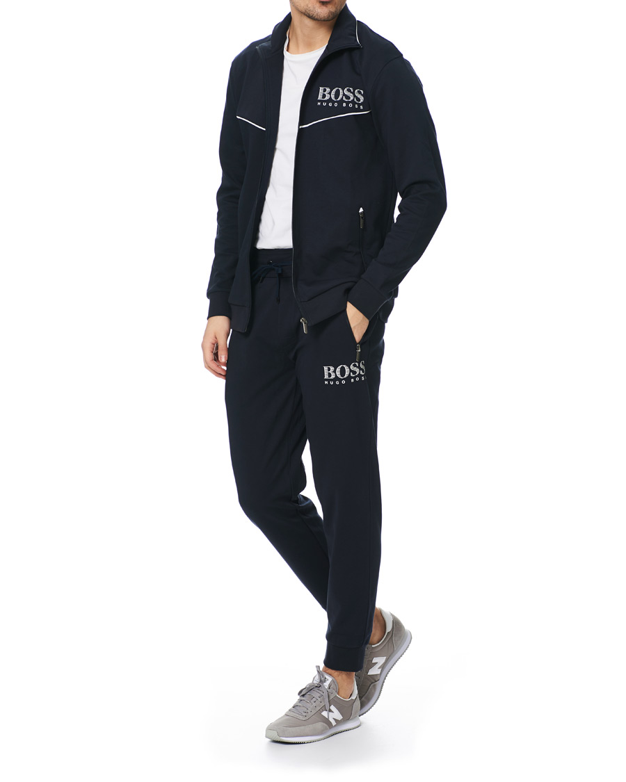 Herre | Trøjer | BOSS BLACK | BOSS Tracksuit Full-Zip Jacket Navy