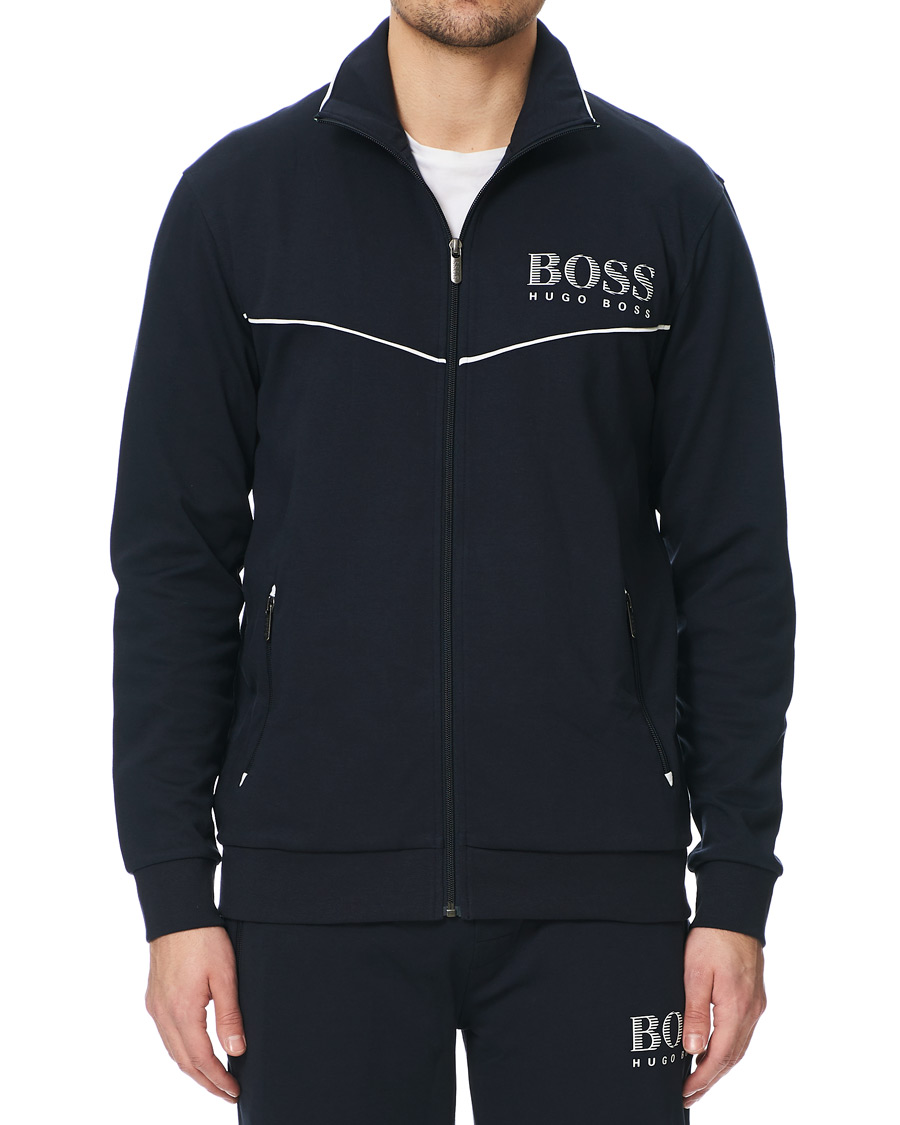 Herre | Trøjer | BOSS BLACK | BOSS Tracksuit Full-Zip Jacket Navy