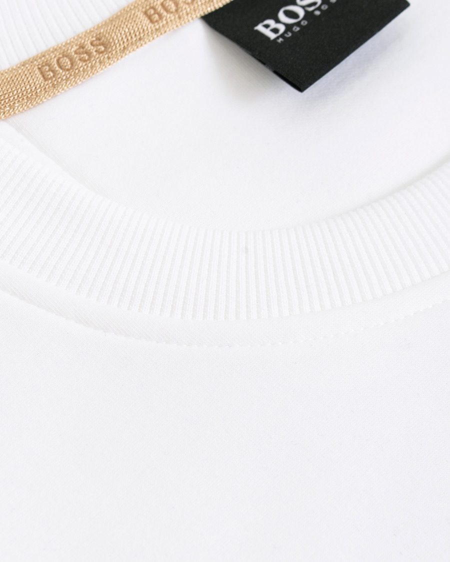 Herre | Trøjer | BOSS GREEN | BOSS Athleisure Salbo Circle Sweatshirt White/Gold