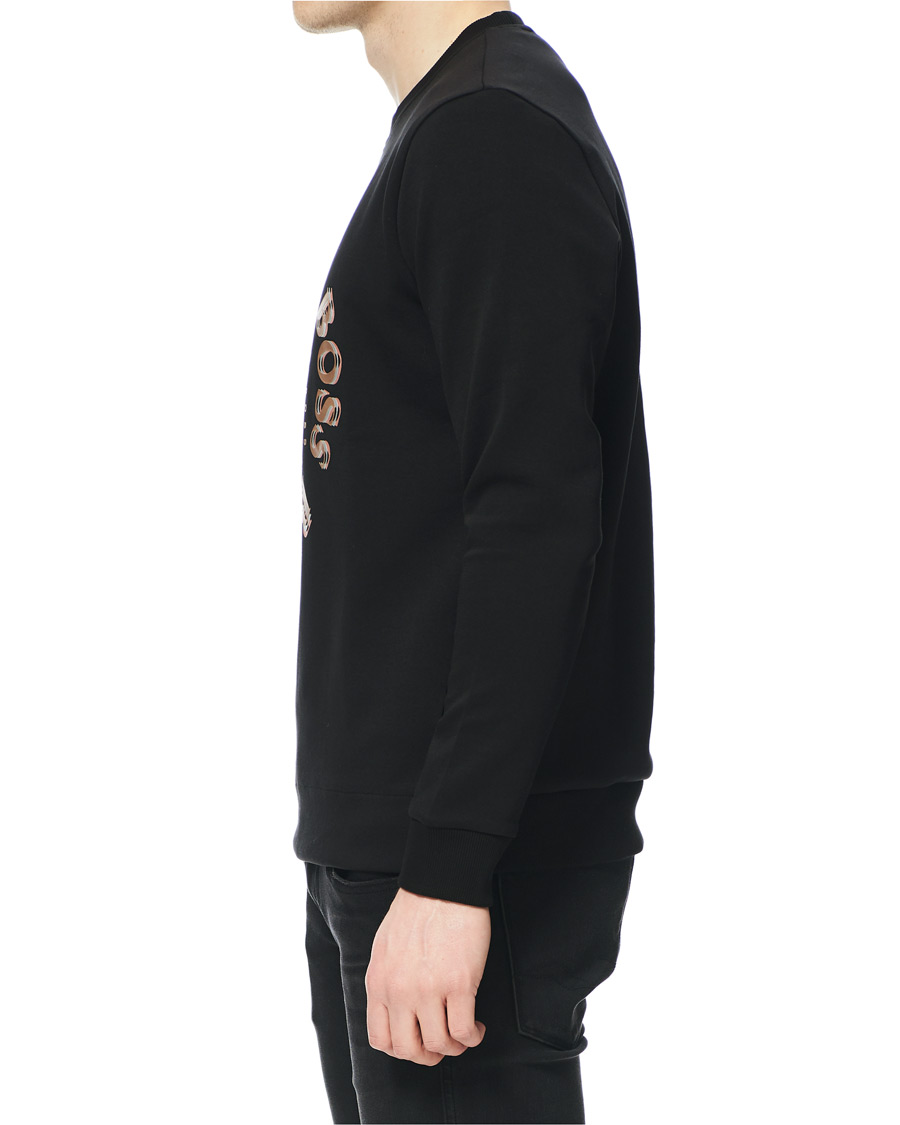 Herre | Trøjer | BOSS GREEN | BOSS Athleisure Salbo Circle Sweatshirt Black/Gold