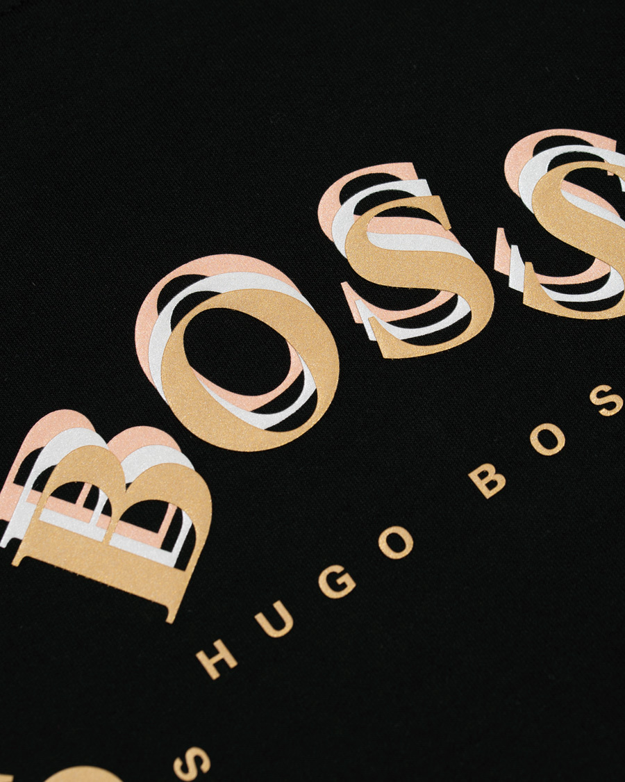 Herre | Trøjer | BOSS GREEN | BOSS Athleisure Salbo Circle Sweatshirt Black/Gold