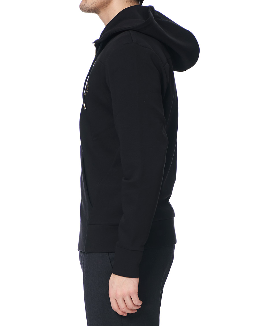 Herre | Trøjer | BOSS GREEN | BOSS Athleisure Saggy Circle Full-Zip Hoodie Black/Gold
