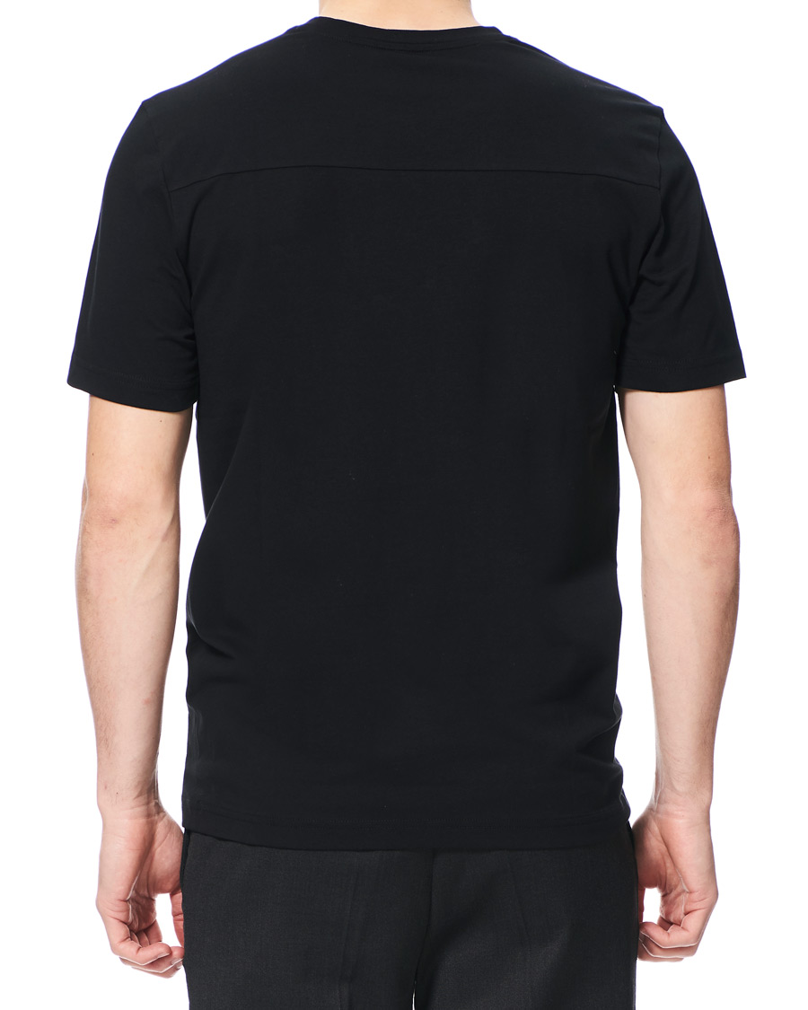 Herre | T-Shirts | BOSS GREEN | BOSS Athleisure Circle Logo Tee Black/Gold