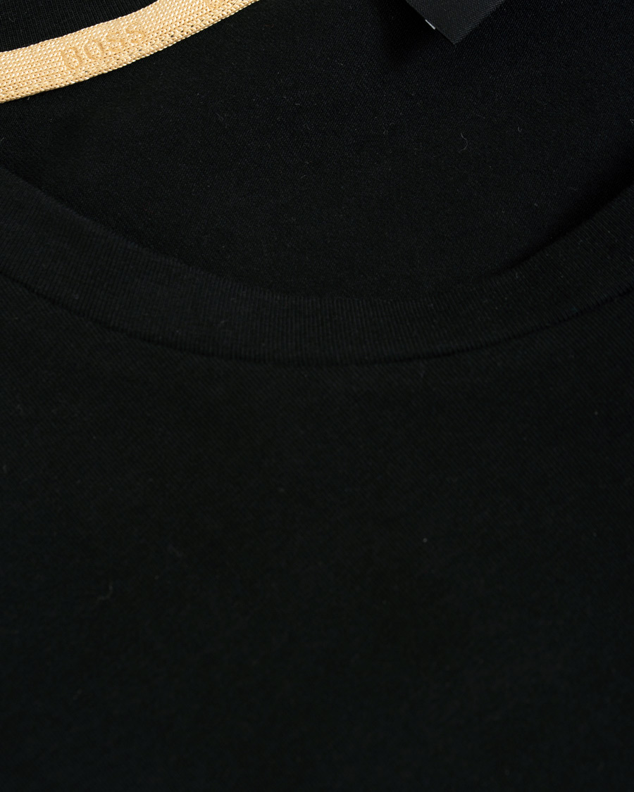 Herre | T-Shirts | BOSS GREEN | BOSS Athleisure Circle Logo Tee Black/Gold