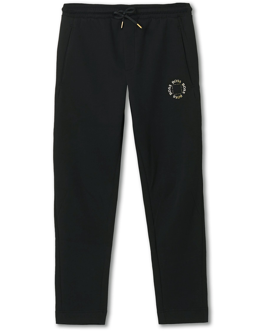 Herre | Bukser | BOSS GREEN | BOSS Athleisure Halboa Circle Sweatpants Black/Gold