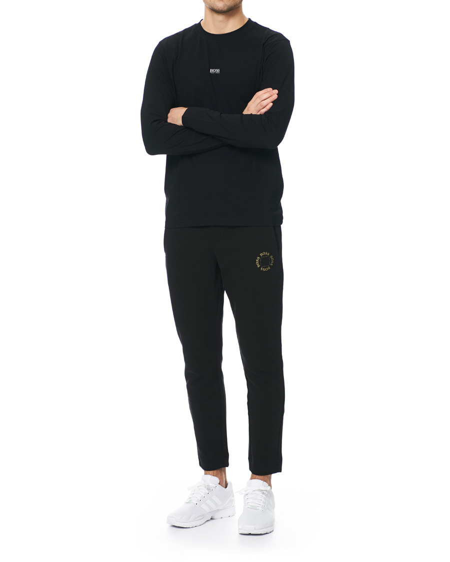 Herre | Bukser | BOSS GREEN | BOSS Athleisure Halboa Circle Sweatpants Black/Gold