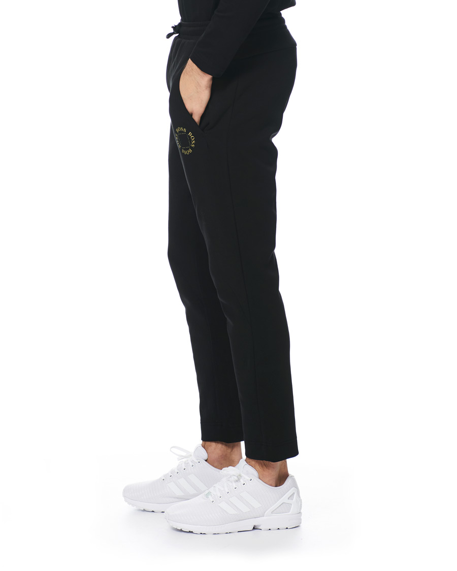 Herre | Bukser | BOSS GREEN | BOSS Athleisure Halboa Circle Sweatpants Black/Gold