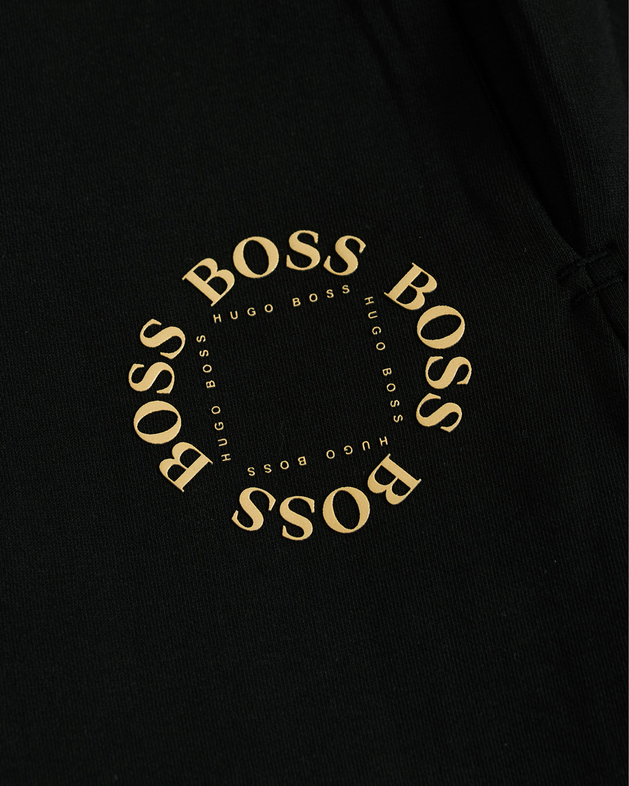 Herre | Bukser | BOSS GREEN | BOSS Athleisure Halboa Circle Sweatpants Black/Gold