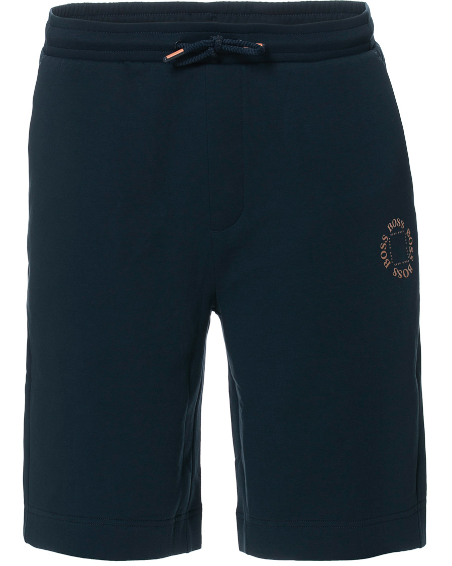 Herre | Shorts | BOSS GREEN | BOSS Athleisure Halboa Circle Shorts Navy/Rosé Gold