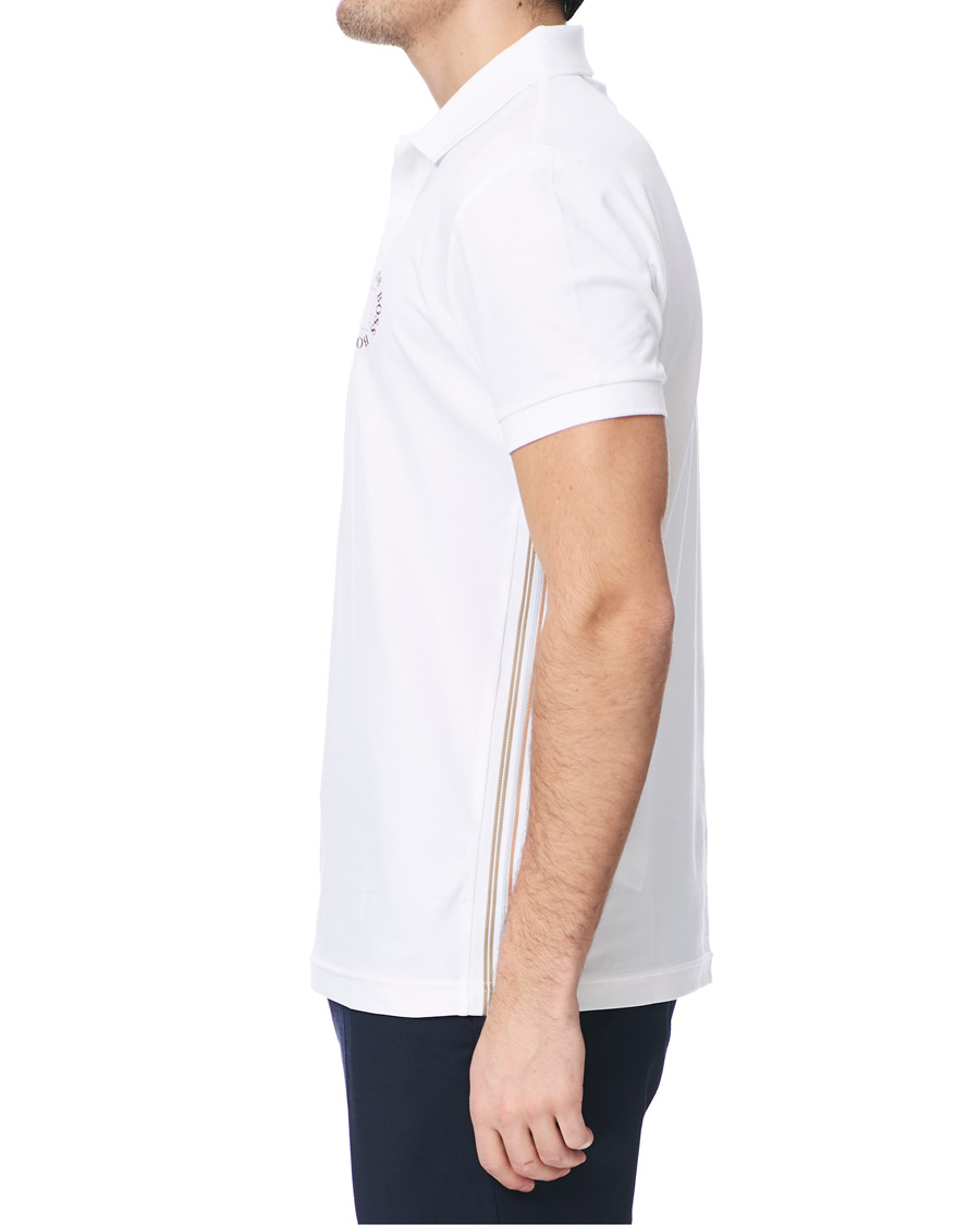 Herre | Polotrøjer | BOSS GREEN | BOSS Athleisure Paddy Circle Polo White/Gold
