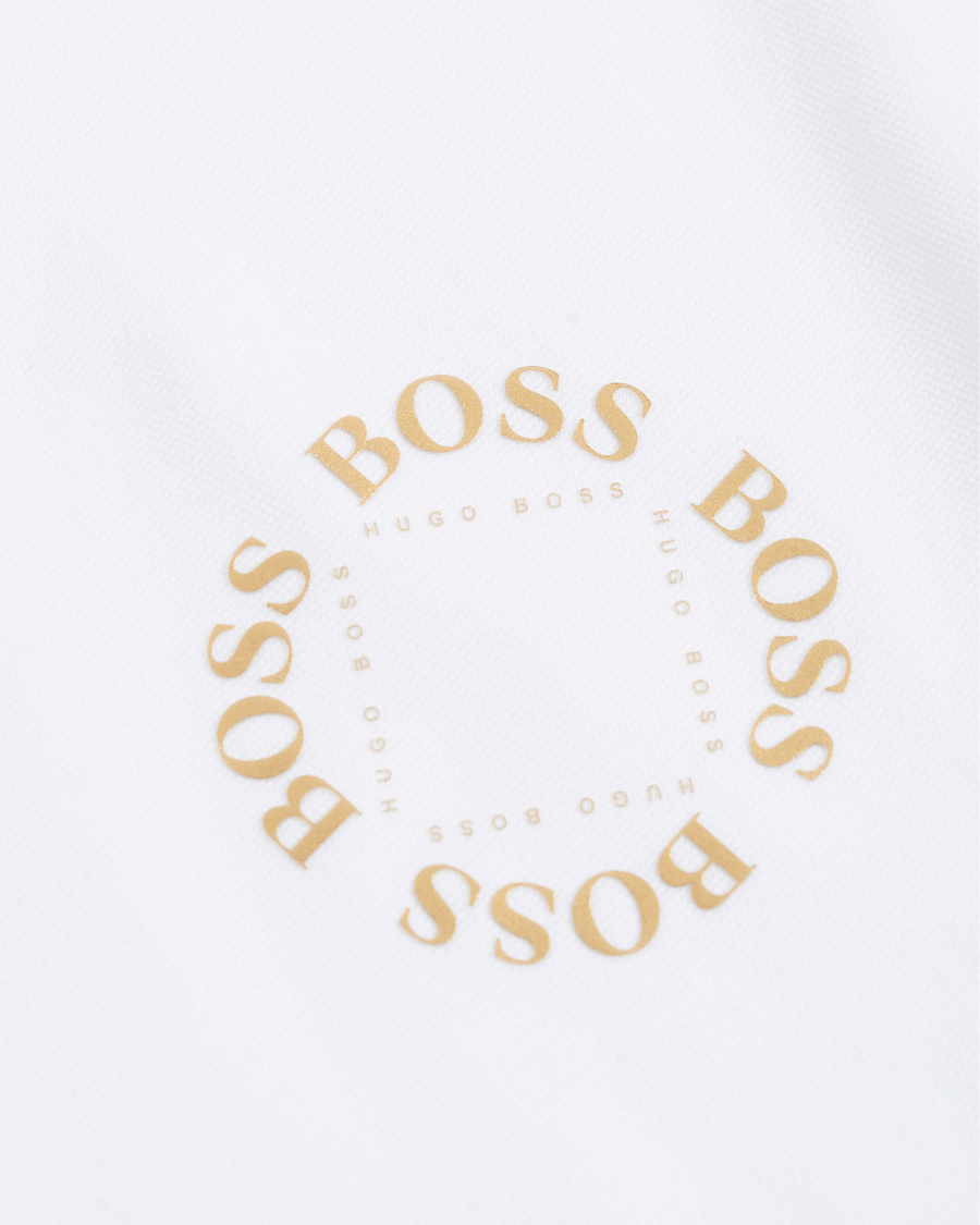Herre | Polotrøjer | BOSS GREEN | BOSS Athleisure Paddy Circle Polo White/Gold