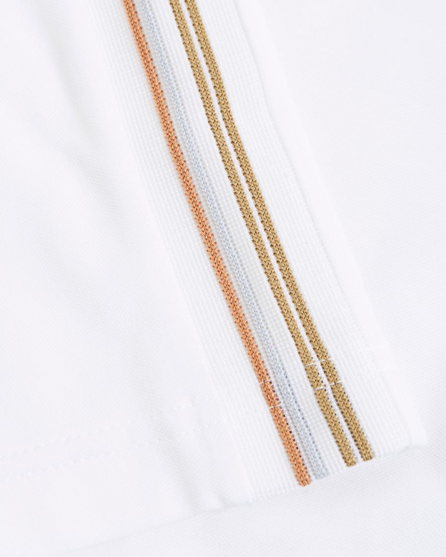 Herre | Polotrøjer | BOSS GREEN | BOSS Athleisure Paddy Circle Polo White/Gold