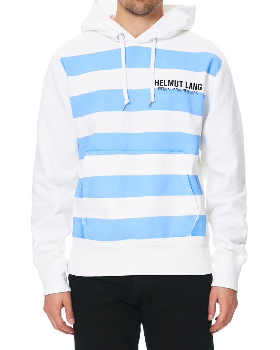 Herre | Trøjer | Helmut Lang | Bars Hoodie Sweat Chalk White