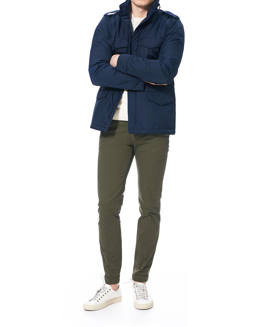 Herre | Bukser | Briglia 1949 | Slim Fit Gabardine Chinos Dark Green