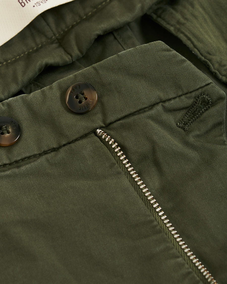 Herre | Bukser | Briglia 1949 | Slim Fit Gabardine Chinos Dark Green