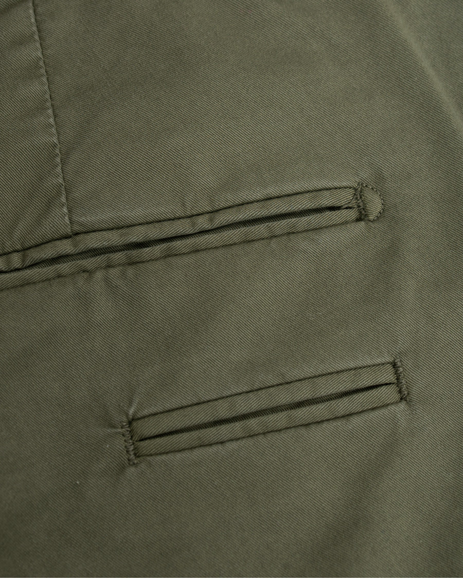Herre | Bukser | Briglia 1949 | Slim Fit Gabardine Chinos Dark Green