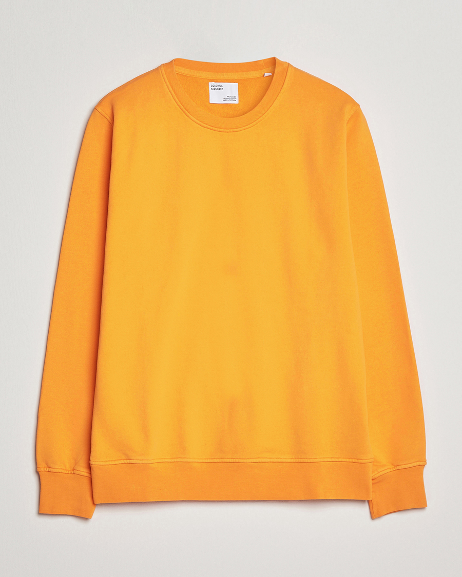 Herr |  | Colorful Standard | Classic Organic Crew Neck Sweat Sunny Orange