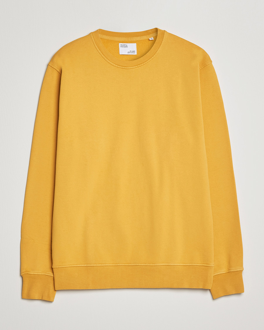 Herre | Trøjer | Colorful Standard | Classic Organic Crew Neck Sweat Burned Yellow