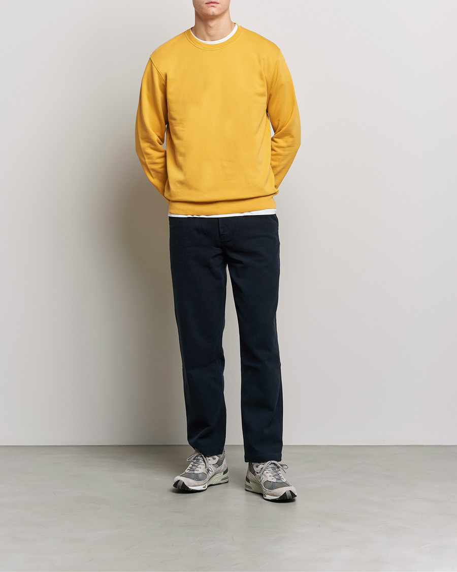 Herre | Trøjer | Colorful Standard | Classic Organic Crew Neck Sweat Burned Yellow