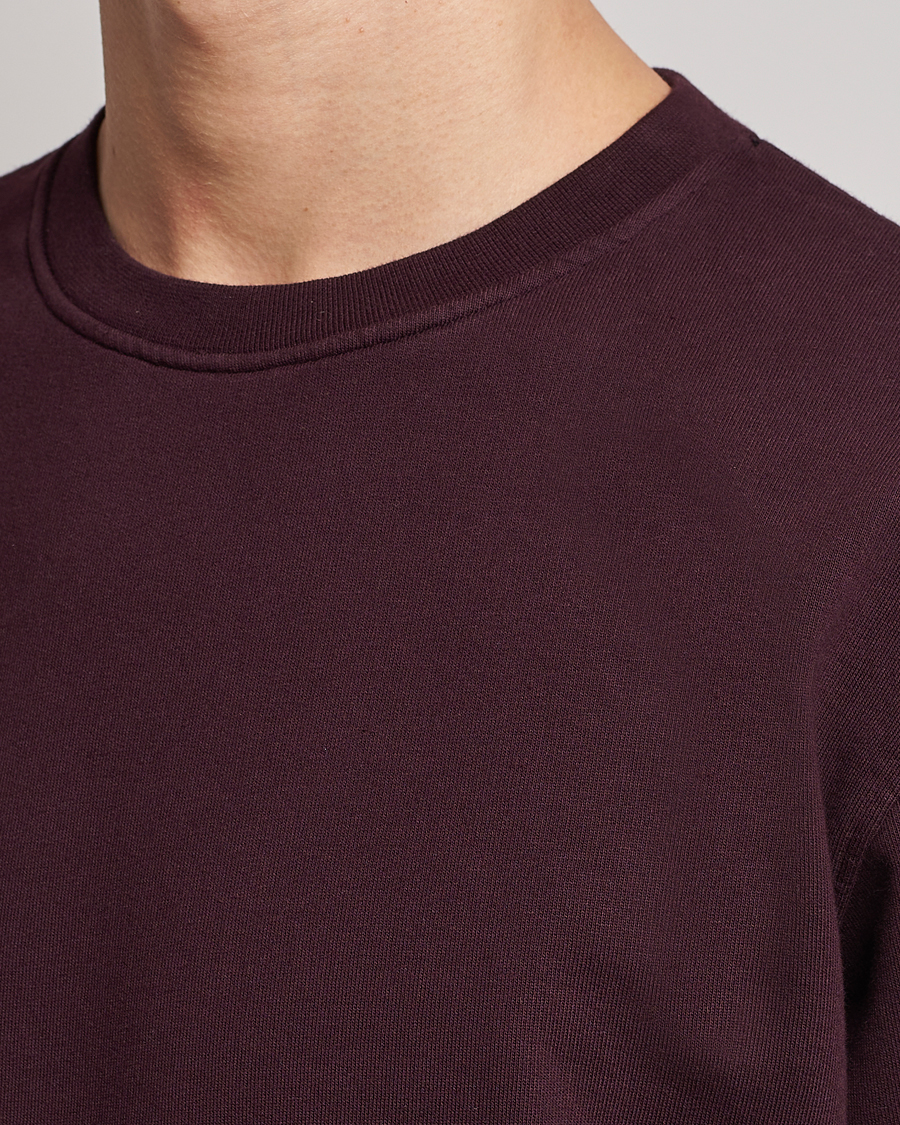 Herre | Trøjer | Colorful Standard | Classic Organic Crew Neck Sweat Oxblood Red
