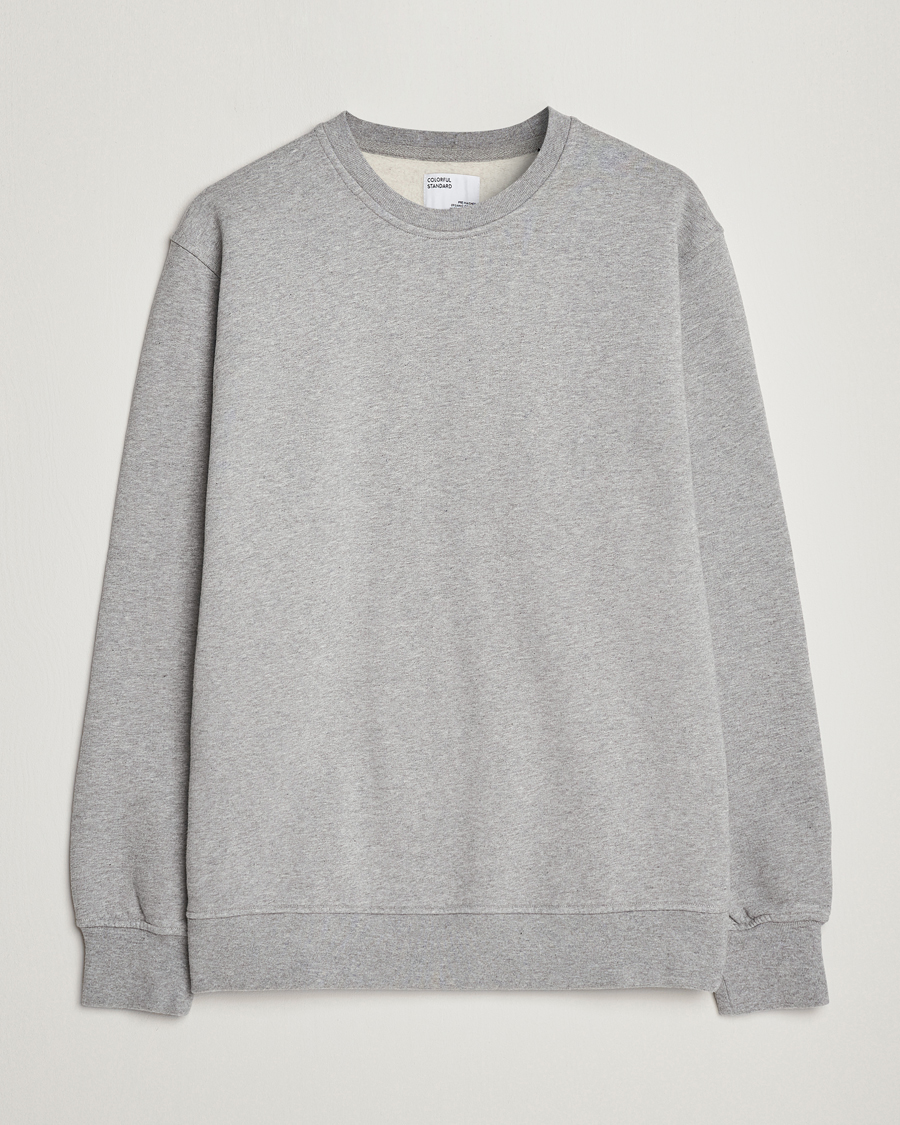 Herre | Gaver til særlige lejligheder | Colorful Standard | Classic Organic Crew Neck Sweat Heather Grey