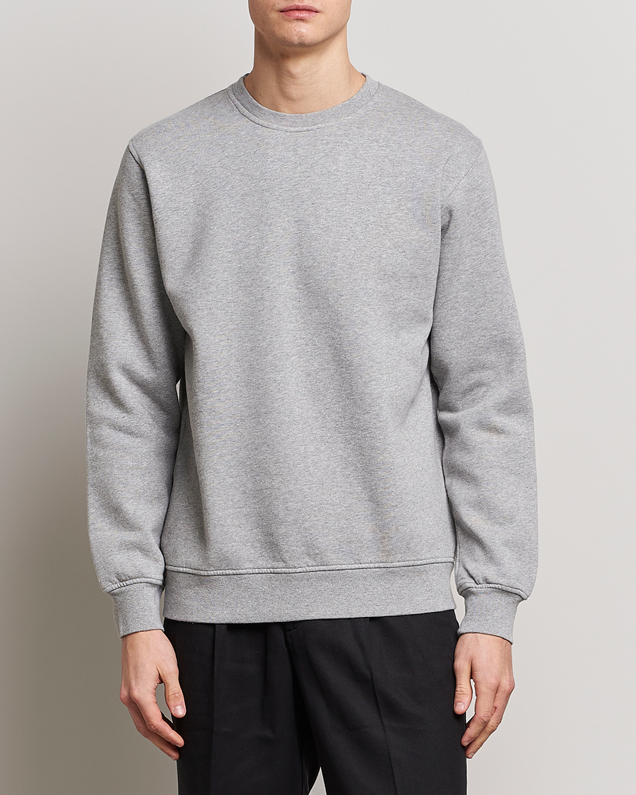 Herre | Tøj | Colorful Standard | Classic Organic Crew Neck Sweat Heather Grey