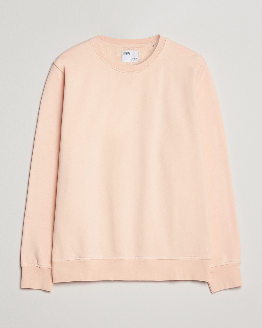 Herre | Gaver til særlige lejligheder | Colorful Standard | Classic Organic Crew Neck Sweat Paradise Peach