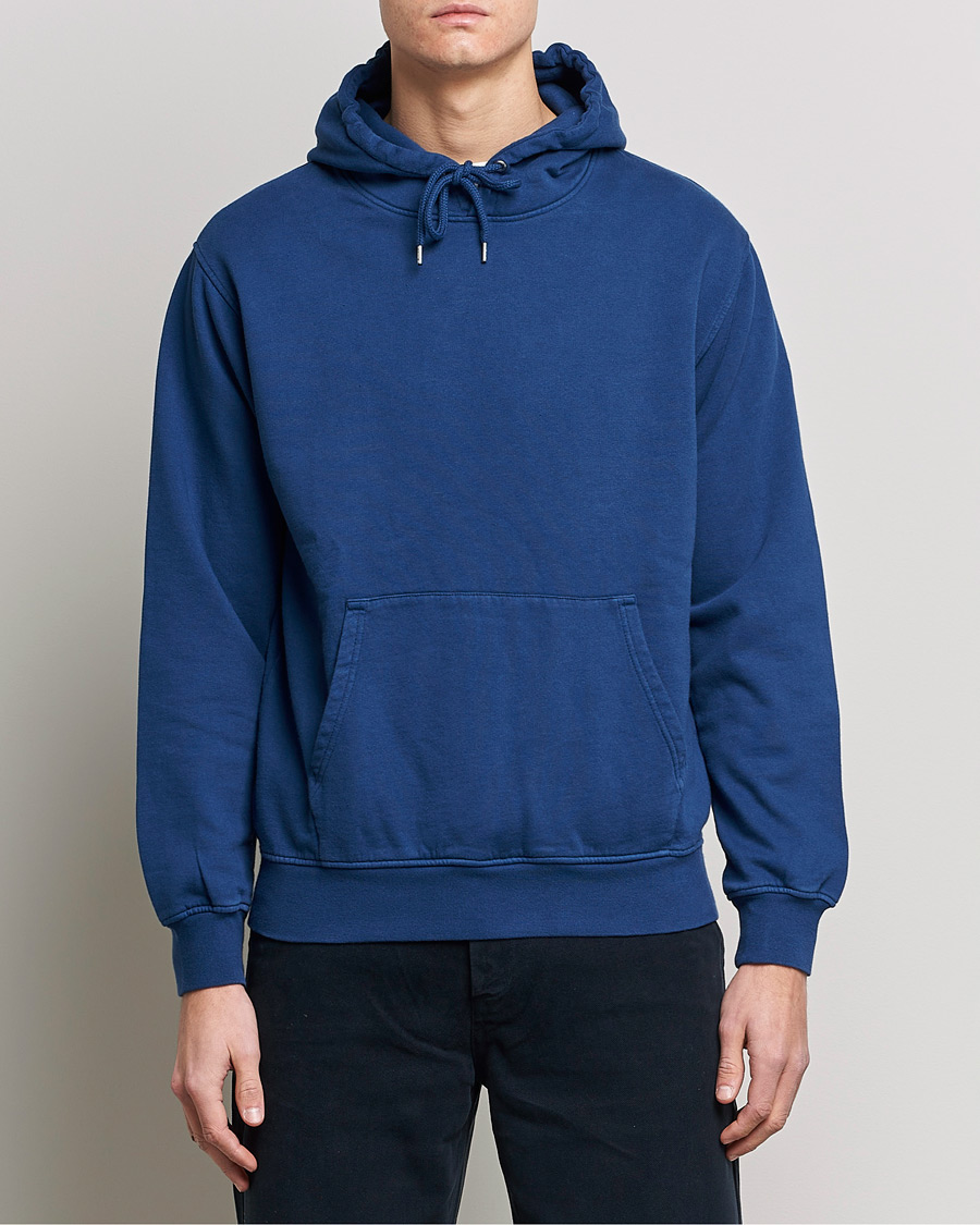 Herr | Huvtröjor | Colorful Standard | Classic Organic Hood Royal Blue