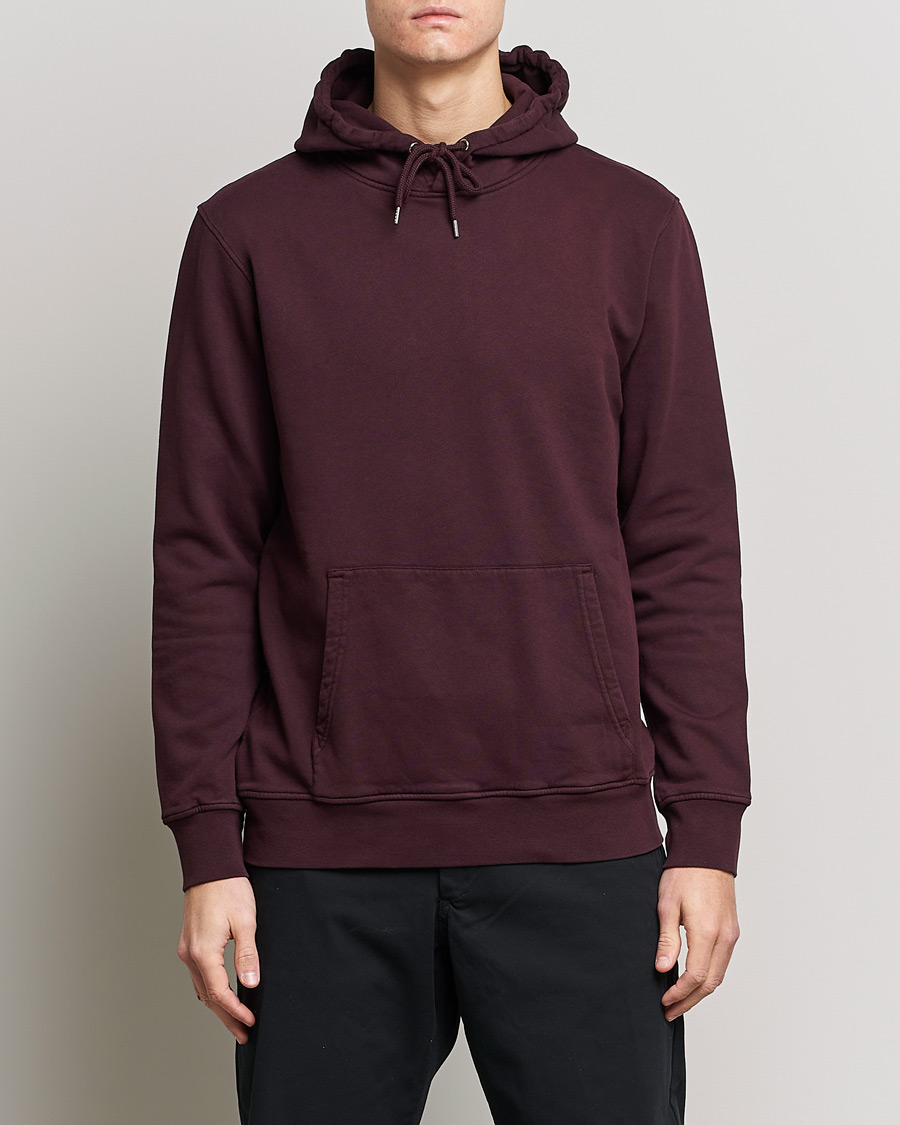 Herre | Hættetrøjer | Colorful Standard | Classic Organic Hood Oxblood Red