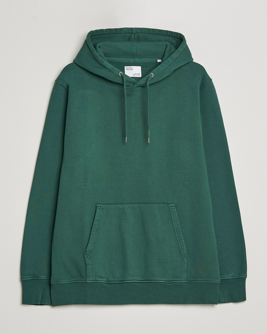 Herre | Trøjer | Colorful Standard | Classic Organic Hood Emerald Green