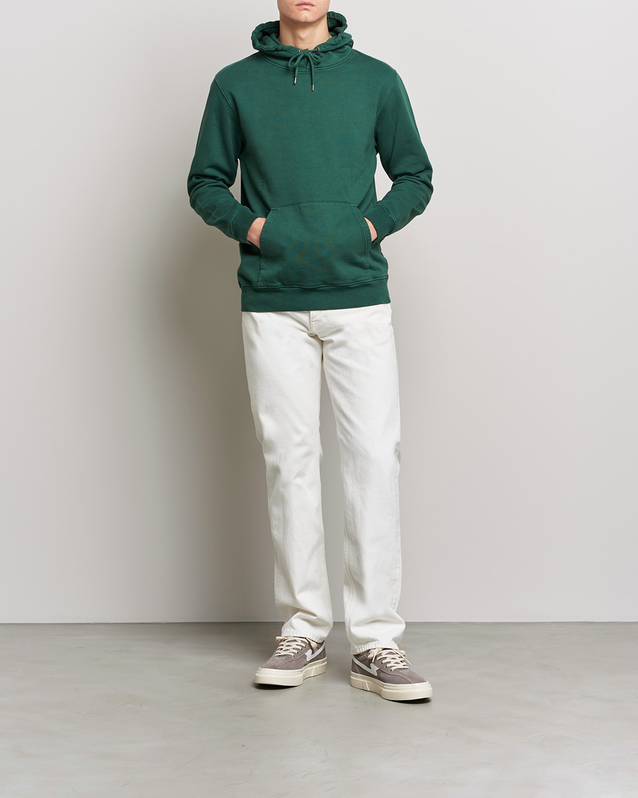 Herre | Trøjer | Colorful Standard | Classic Organic Hood Emerald Green