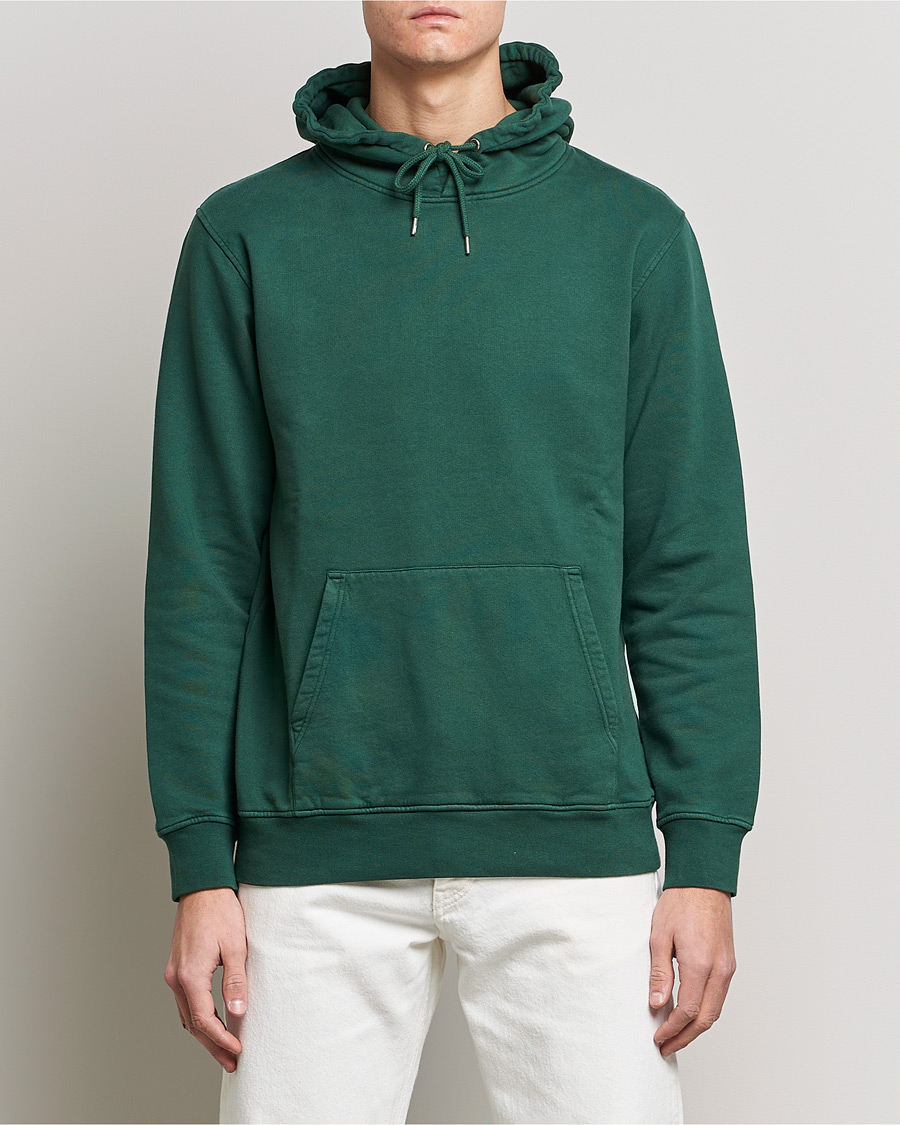 Herre | Trøjer | Colorful Standard | Classic Organic Hood Emerald Green