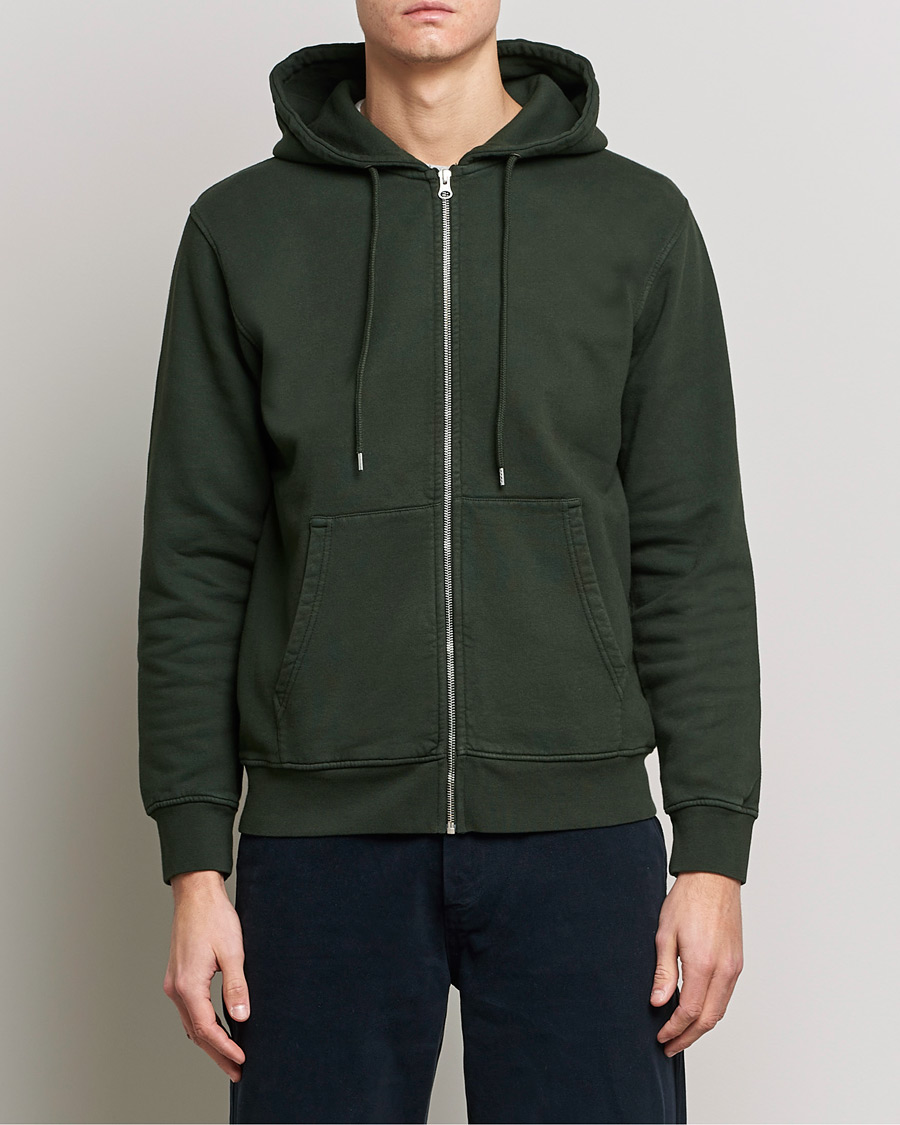 Herre | Gaver til særlige lejligheder | Colorful Standard | Classic Organic Full Zip Hood Hunter Green