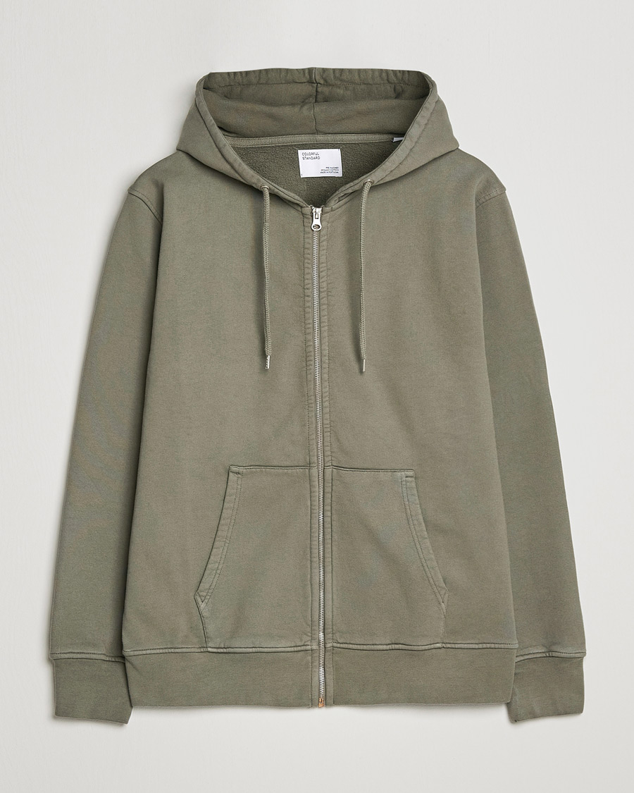 Herr |  | Colorful Standard | Classic Organic Full Zip Hood Dusty Olive