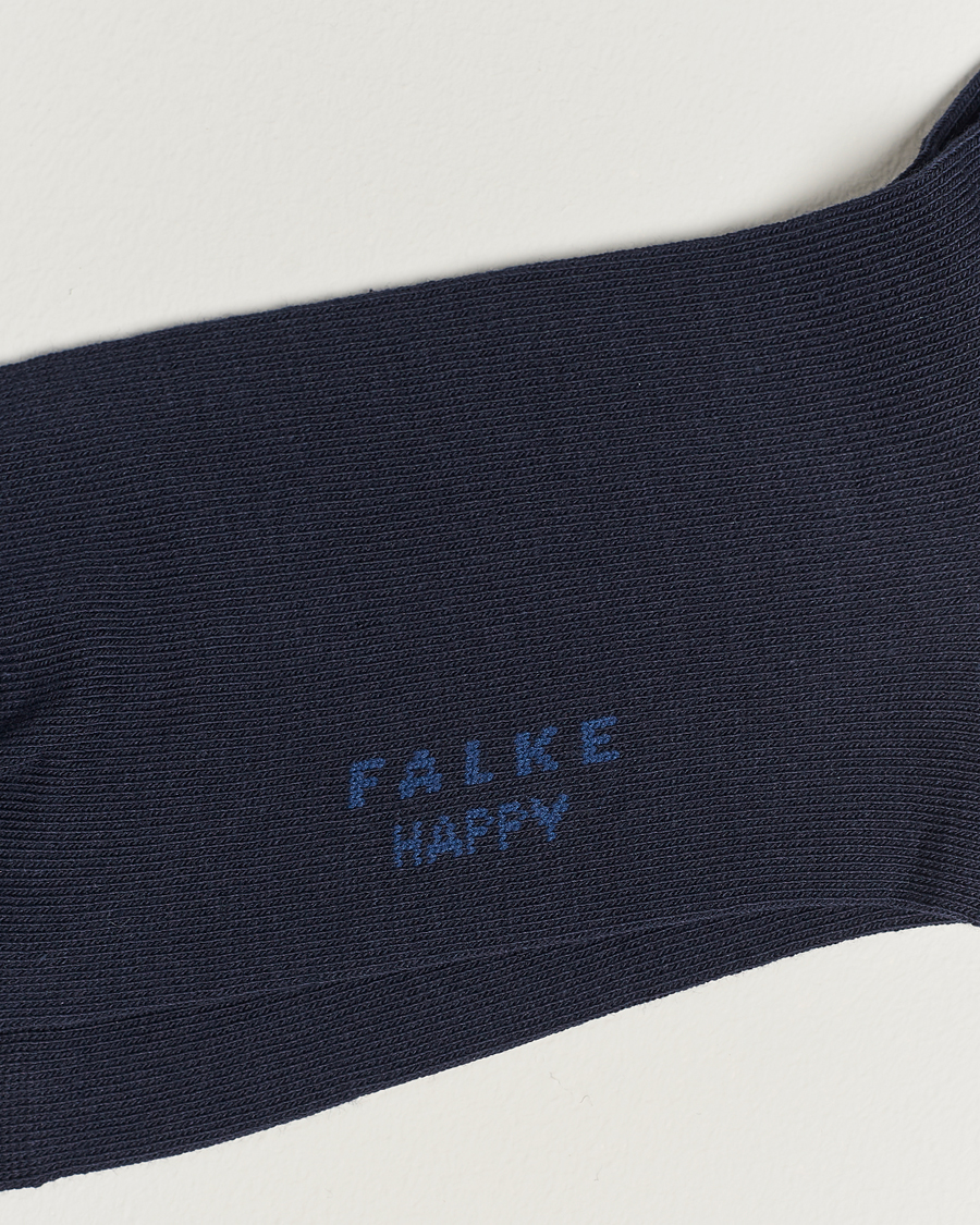 Herre | Undertøj | Falke | Happy 2-Pack Cotton Socks Navy