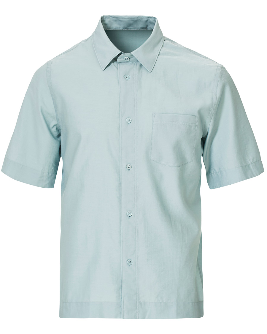 Herre | Skjorter | Filippa K | Owen Short Sleeve Shirt Mint Powder