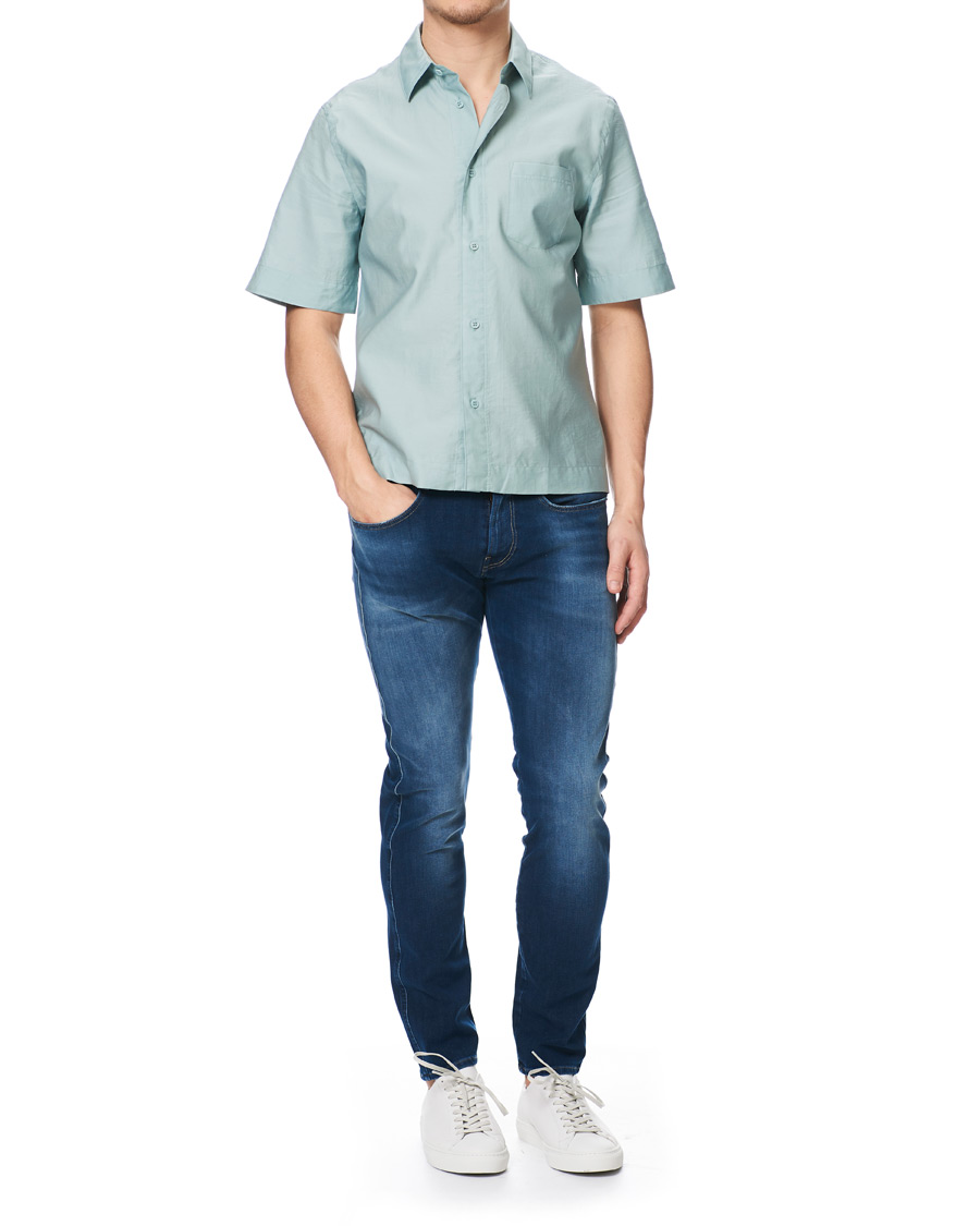Herre | Skjorter | Filippa K | Owen Short Sleeve Shirt Mint Powder