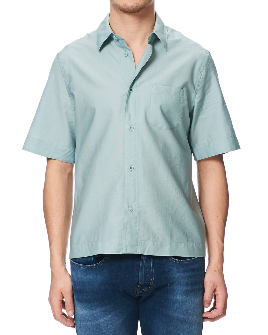 Herre | Skjorter | Filippa K | Owen Short Sleeve Shirt Mint Powder