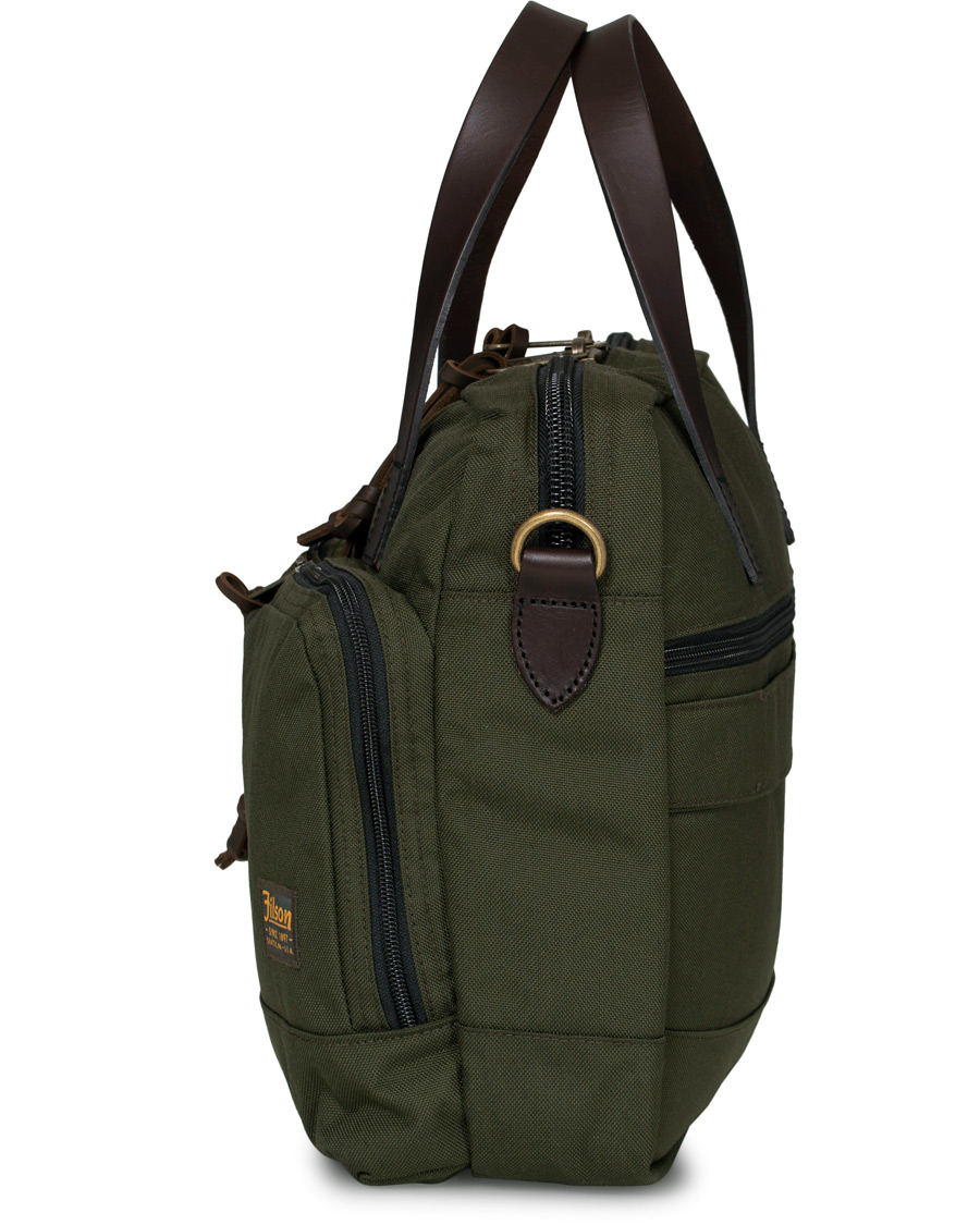 Herre | Filson Dryden Balistic Nylon Briefcase Otter Green | Filson | Dryden Balistic Nylon Briefcase Otter Green