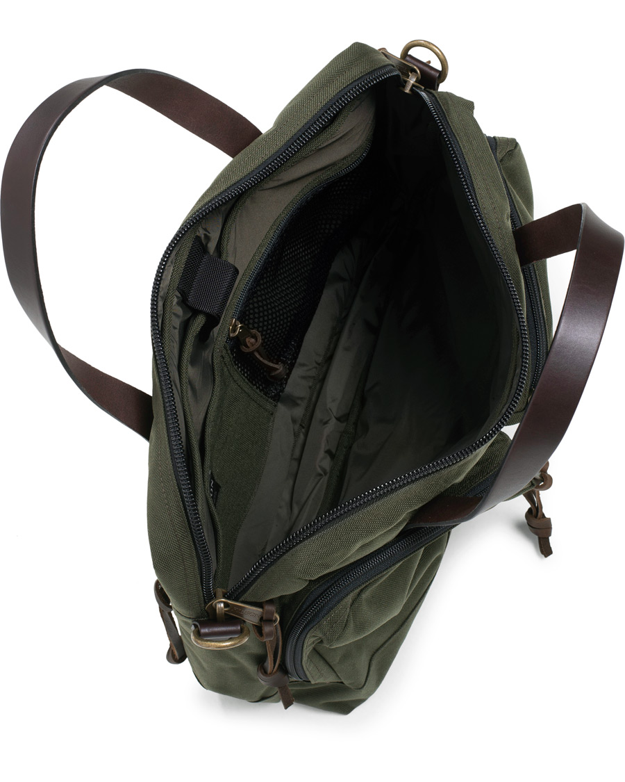 Herre | Filson Dryden Balistic Nylon Briefcase Otter Green | Filson | Dryden Balistic Nylon Briefcase Otter Green