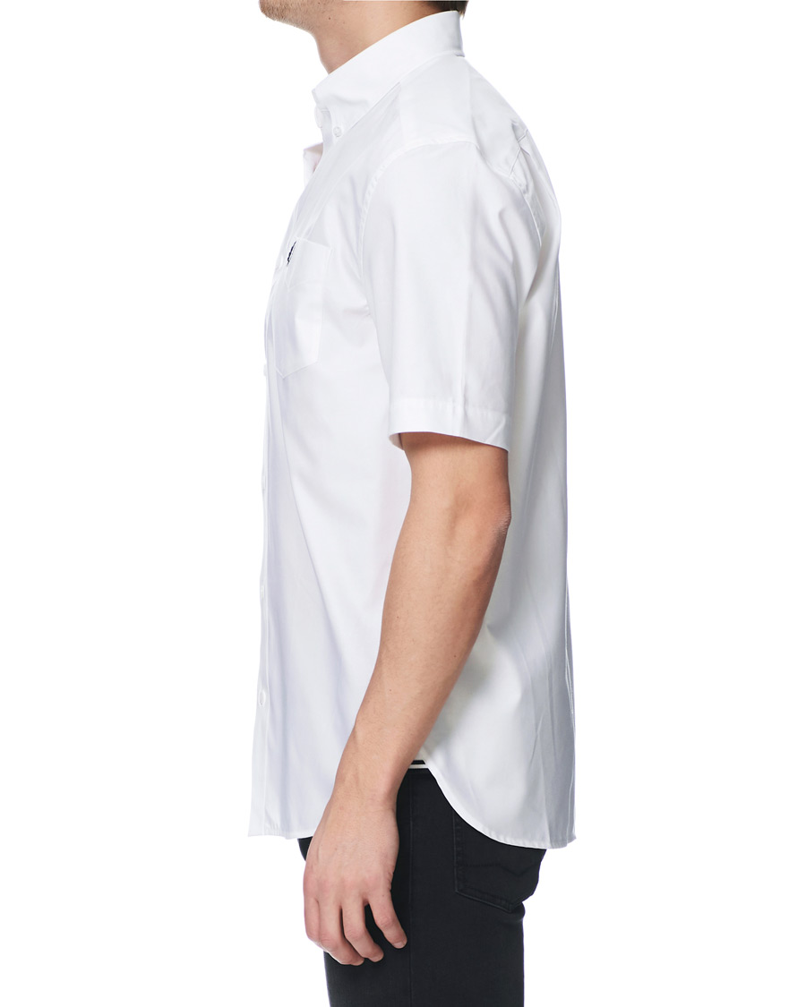 Herre | Skjorter | Fred Perry | Short Sleeve Oxford Shirt White