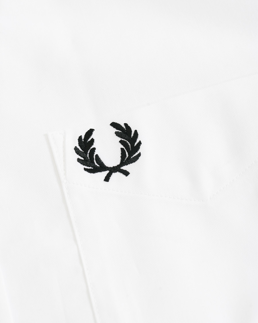 Herre | Skjorter | Fred Perry | Short Sleeve Oxford Shirt White